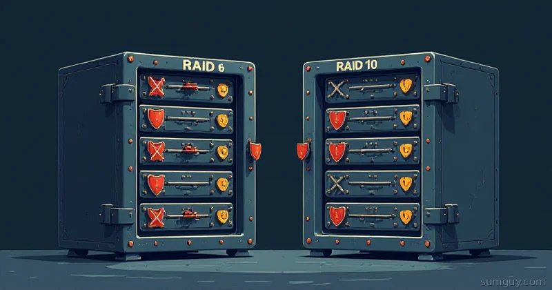 RAID 6 vs RAID 10: Two Dead Disks