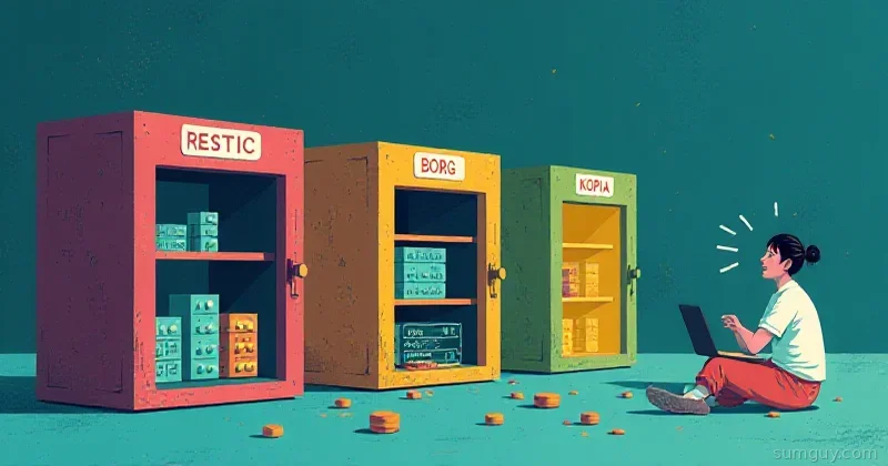 Restic vs Borg vs Kopia: Backup Tools for People Who've Lost Data Before