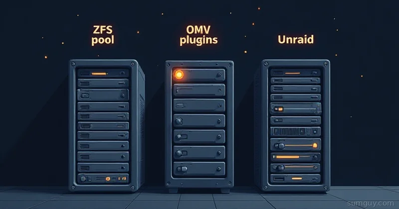 TrueNAS vs OpenMediaVault vs Unraid